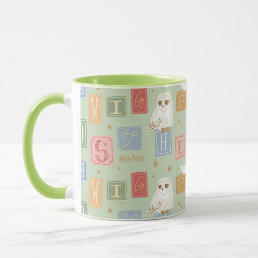 Mug Hedwig Post Letter Block Pattern (Gauche)