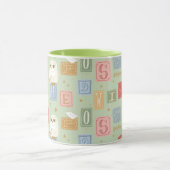 Mug Hedwig Post Letter Block Pattern (Centre)