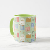 Mug Hedwig Post Letter Block Pattern (Devant gauche)