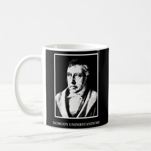 Mug Hegel Personne Ne Me Comprend Fun Philosophe (Gauche)