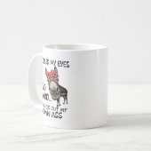 Mug Heifer De Vache Drôle J'Ai Roulé Mes Yeux Si Dur (Devant gauche)
