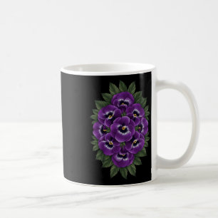 Mug Heimerheimer Purple Floral Pansy Démence Heimerhe