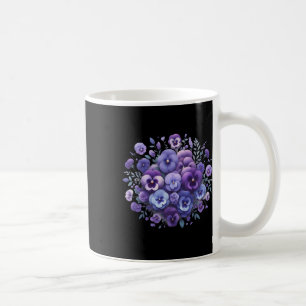 Mug Heimerheimer Purple Floral Pansy Démence Heimerhe