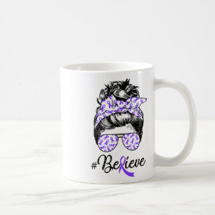 Mug Heimerheimer's Awareness Messy Bun Warrior Believe