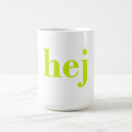 Mug Hej - Bonjour suédois (Centre)