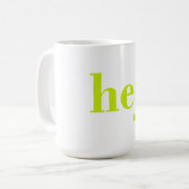 Mug Hej - Bonjour suédois (Devant gauche)