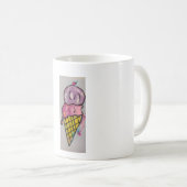 Mug Helado Kawaii de dos Sabores  (Devant droit)
