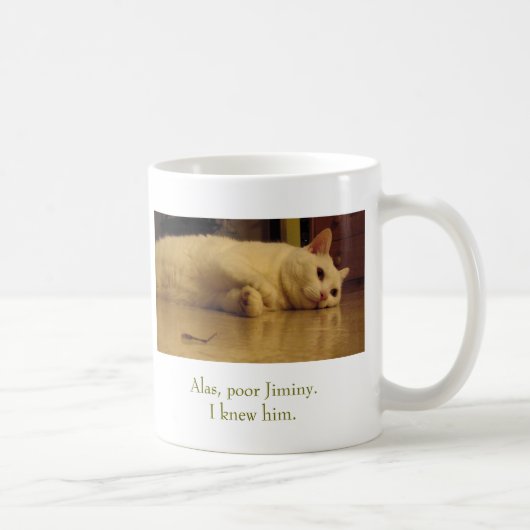 Mug Hélas, Jiminy. pauvre (Droite)