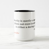 Mug Helen Keller Cite Sur La Sécurité (Centre)