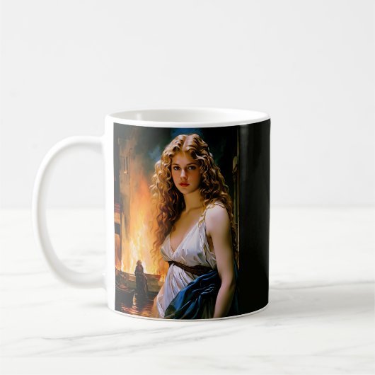 Mug « Hélène, la beauté d'une Spartiate, le feu de Tro (Gauche)