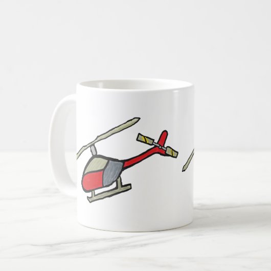 Mug Hélicoptère (Devant gauche)
