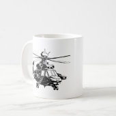 Mug Hélicoptère Apache 64 (Devant gauche)