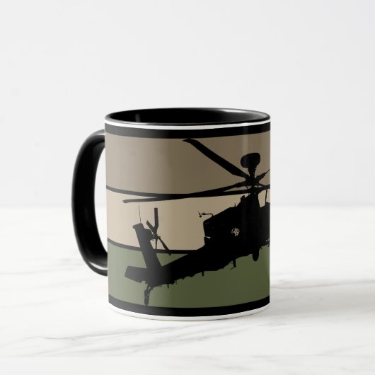Mug Hélicoptère d'Apache (Devant gauche)
