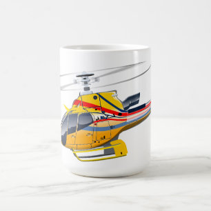 Mug Hélicoptère de dessin