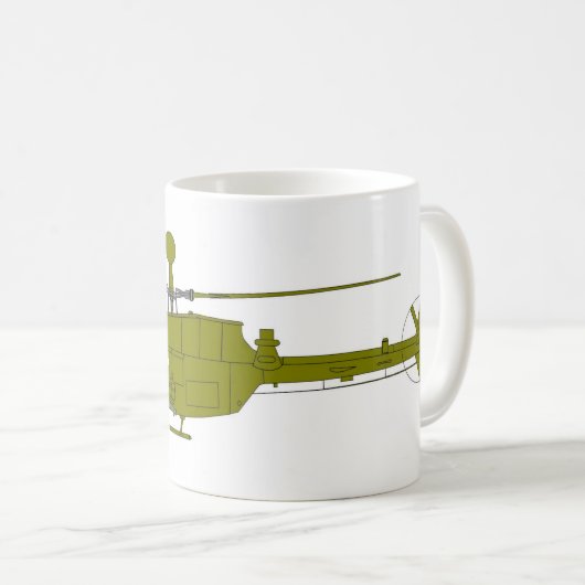 Mug Hélicoptère d'observation d'OH-58D (Devant droit)
