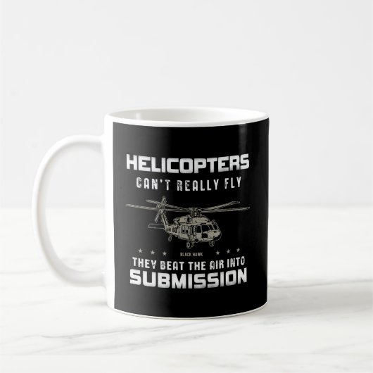 Mug Hélicoptère Militaire Euh-60 Pilote Aviation (Gauche)