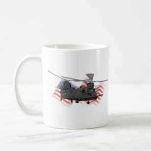 Mug Hélicoptère militaire MH-47 Chinook