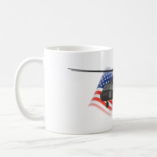 Mug Hélicoptère militaire patriotique (Gauche)