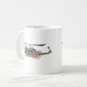 Mug Hélicoptère patriotique UH-1N Iroquois (Devant gauche)