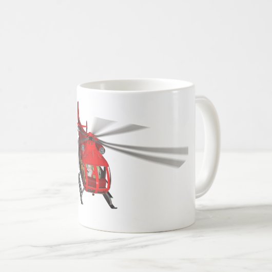 Mug Hélicoptère père Noël Flies (Devant droit)