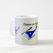 Mug Hélicoptère personnalisable (Devant gauche)