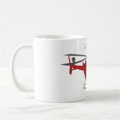 Mug Hélicoptère Red Vector (Gauche)