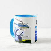 Mug Hélicoptères classiques (Devant gauche)