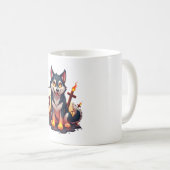 Mug Hellhound Husky Chien (Devant droit)