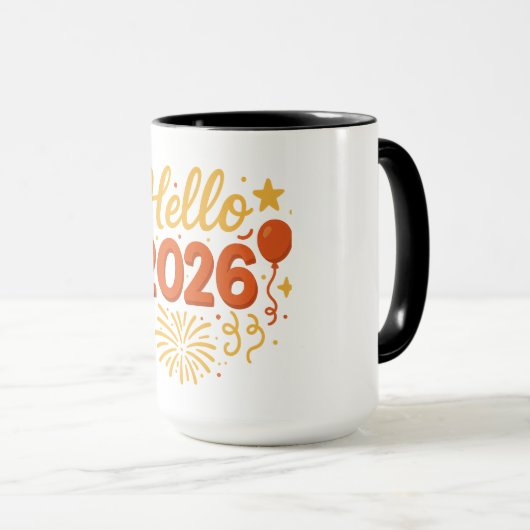 Mug Hello 2026 (Devant droit)