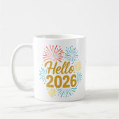 Mug Hello 2026 Fireworks (Gauche)
