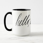 Mug Hello Darling manuscrit (Gauche)