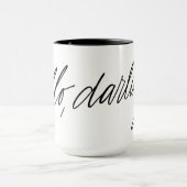 Mug Hello Darling manuscrit (Centre)
