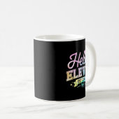 Mug Hello Eleven Est 2014 Coquette Bow 11th Birthday G (Devant droit)