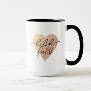 Mug Hello Fall Love Heart