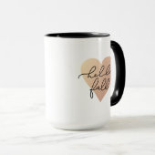 Mug Hello Fall Love Heart (Devant droit)