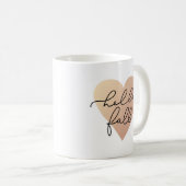 Mug Hello Fall Love Heart (Devant droit)