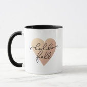 Mug Hello Fall Love Heart (Gauche)