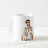 Mug Hello Handsome Man White Shirt Cream Vest (Devant gauche)