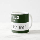 Mug "Hello I Am" personnalisé (Devant droit)