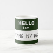 Mug "Hello I Am" personnalisé (Centre)