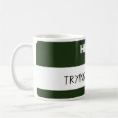 Mug "Hello I Am" personnalisé (Gauche)