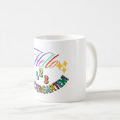Mug Hello Kindergarten Teacher Mug,Back to School gift (Devant droit)