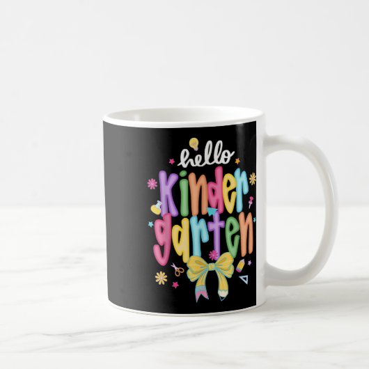 Mug Hello Kindergarten Team Kinder Back To School Teac (Droite)