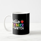 Mug Hello Kindergarten Team Kinder Back to School Teac (Gauche)