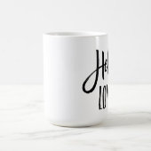 Mug Hello Lovely | Typographie moderne (Centre)