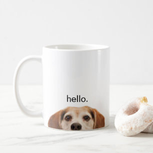 Mug Hello mignon Beagle chien moderne tendance