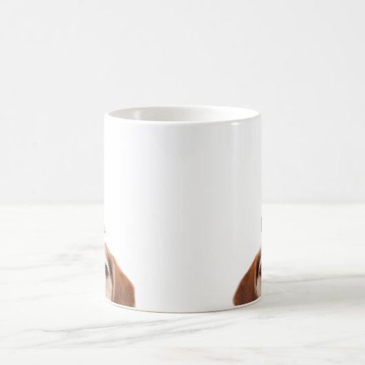 Mug Hello mignon Beagle chien moderne tendance (Centre)