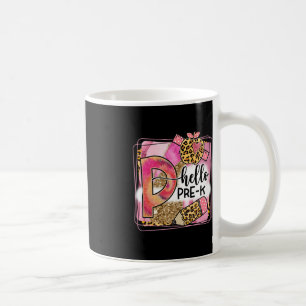 Mug Hello Pre-K Team PreK Retour à l'école Enseignante