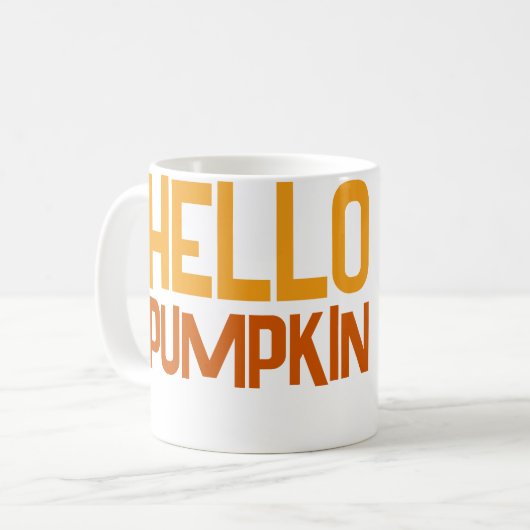 Mug hello pumpkin (Devant gauche)