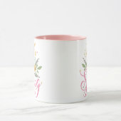 Mug HELLO SPRING - fleurs pastel (Centre)